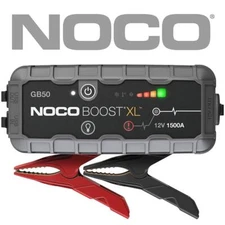 NOCO GB50 Boost 1500A Jumper Starter - 12V UltraSafe Lithium Portable Power Pack