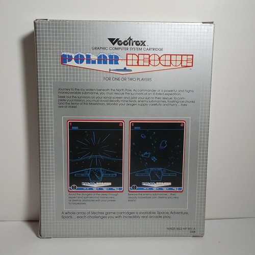 Polar Rescue Vectrex Game Tested - Picture 12 of 21
