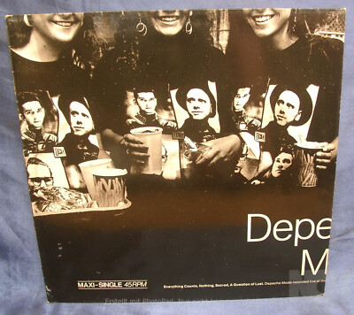 Depeche Mode - Everything Counts, Nothing, Sacred... Maxi-Single Schallplatte