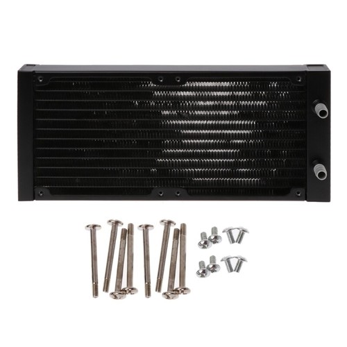 Multi-Port G1/4 Thread Aluminum Radiator 240mm For Computer Water Cooling System - Afbeelding 4 van 7