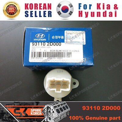Genuine/OEM 931102D000 SWITCH ASSY-IGN for Hyundai Avante XD (Elentra) 00