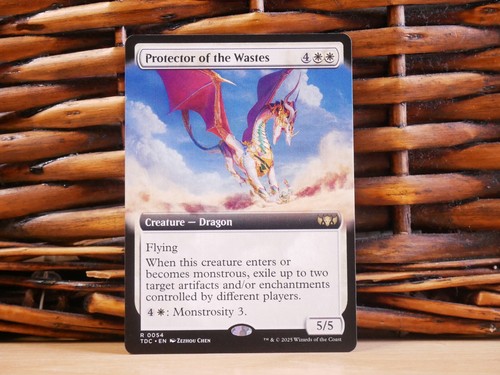 MTG Protector of the Wastes 0054 | EXTENDED ART RARE | NM Near Mint | TDC | 2025