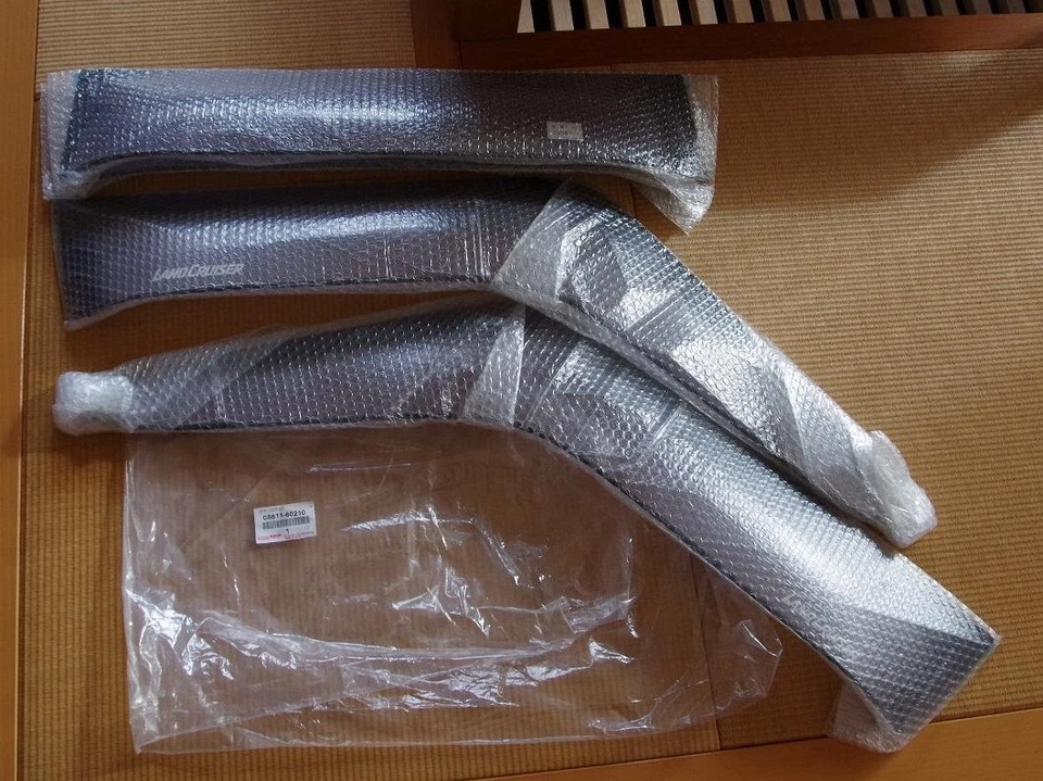 Juego de viseras de ventana lateral ancha Toyota genuinas OEM LAND CRUISER 70 08611-60210 Foto 2 de 3