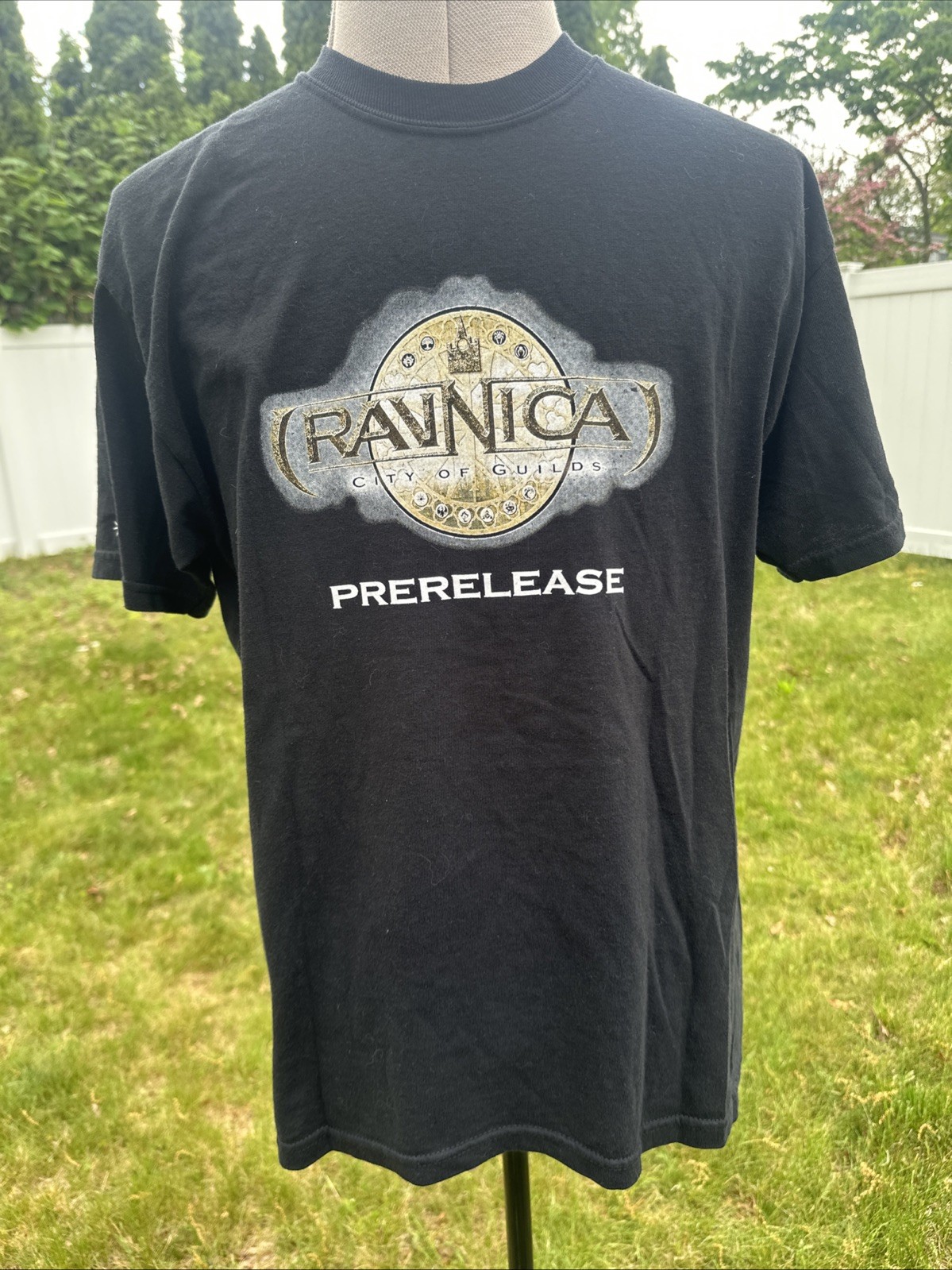 Vtg Magic The Gathering Ravnica Prerelease 2005 T-Shirt Black Large Official view 7