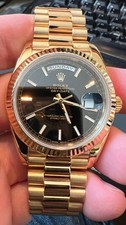 Rolex Day-Date President 40MM 18K gold 228238 Black Diagonal Oyster Perpetual 3