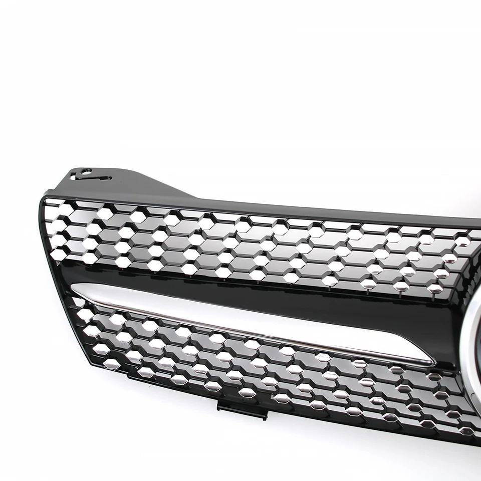 Black Front Grille W/Star For Mercedes Benz W219 CLS350 CLS500 CLS550 2005-2008 Foto 4 de 4