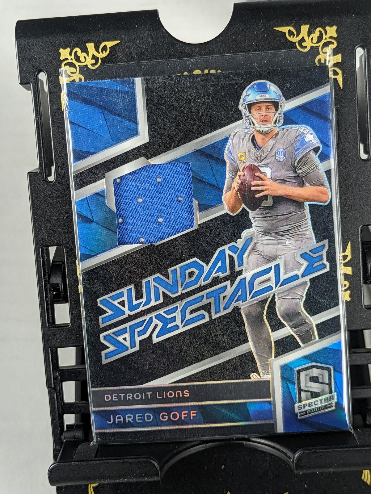 2024 Panini Spectra #SS-JGF Jared Goff Sunday Spectacle #/99