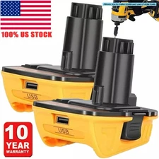 2X 20V MAX to 18V DCA1820 Adapter Converter for Dewalt 20 Volt Li-ion Battery PB
