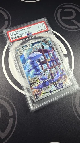 PSA 10 Steelix Illustration Rare 208/182 Paradox Rift English 2023 Pokemon Card