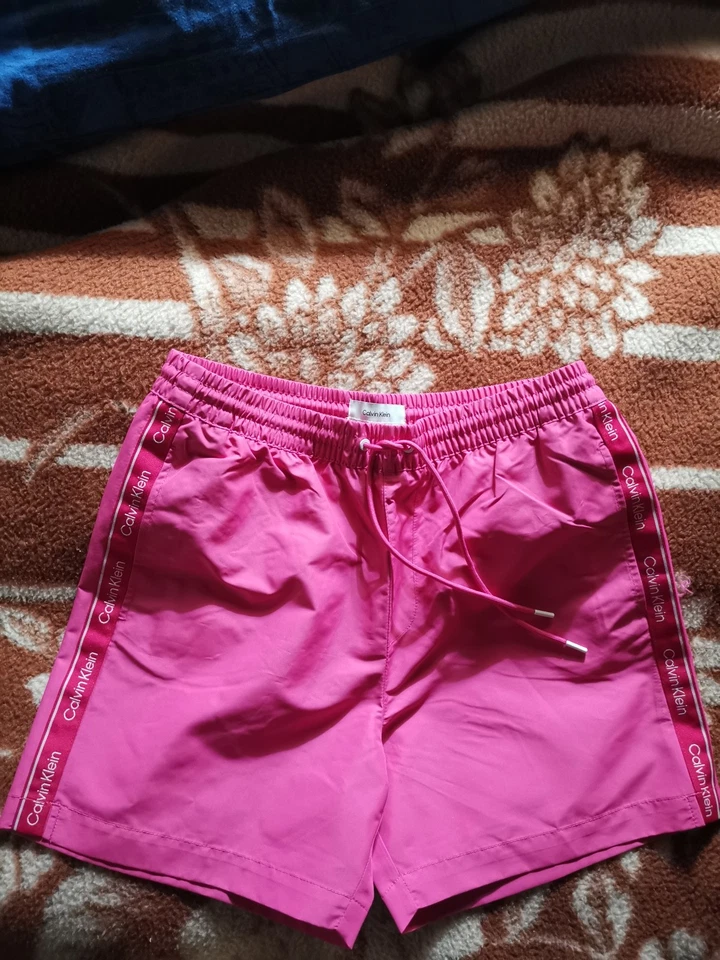 short de bain FUSHIA CALVIN KLEIN - Photo 1/2