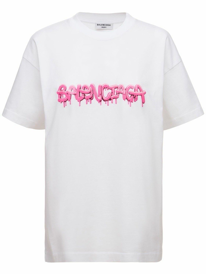 BALENCIAGA Printed Cotton T-shirt