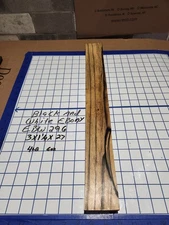 Black and White Ebony  Wood turning  blank  3 " x  1 1/4" x  27  " EBW296