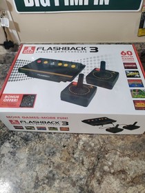 Atari Flashback 3 Launch Edition Black Console Complete With Box, Poster, Manual