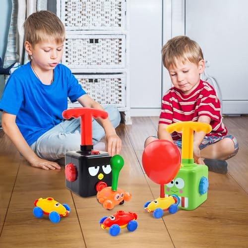 Toddler Toys 3-4 for Boys Girls, Balloon Launcher & Powered Car Set, Fun Frog - Picture 3 of 7