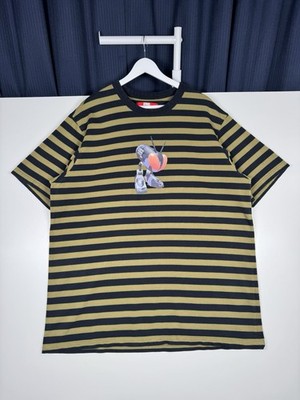 Supreme JUNYA WATANABE CDG MAN Bug Stripe S/S Top Tee Black Size XL