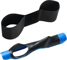 Golf Grip Trainer with Swing Band, Lightweight Ergonomic Training Aid for Grip S