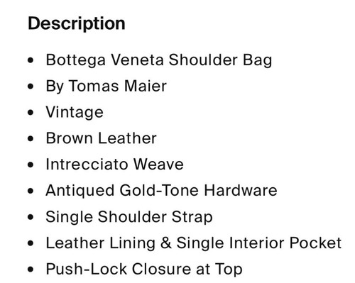 Vintage Bottega Veneta Schultertasche braun Leder Intrecciato Webart - Bild 15 von 18