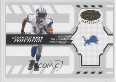 2005 Leaf Certified Materials Potential 43/750 Roy Williams #CP-12 0j0