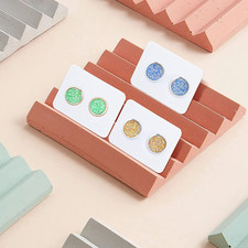 200 PCS Earring Display Cards,White Paper Earrings Tags, 1.10" x 1.57" Ear St...