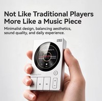 Hifi Audio Mp3 Player Bluetooth Metal Body Retro Round Screen Long Battery Life