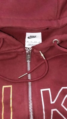 Nike Men s Red 2-Piece Tracksuit Set XS Full Zip Hooded Hoodie & Pants
