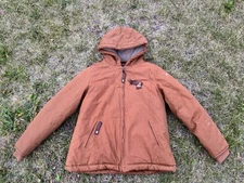 Canada Weather Gear Sherpa-Lined Hood Duck Canvas Poly-Lined Work Jacket Medium