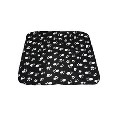 Nettes 60 * 70CM Haustier Hund Katzendecke Mattenbett mit (schwarz)