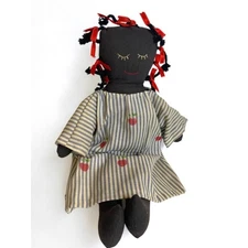 Vintage Cloth Doll Sleep 13 Inch Soft Nightgown