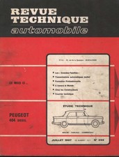 Revue technique Peugeot 404