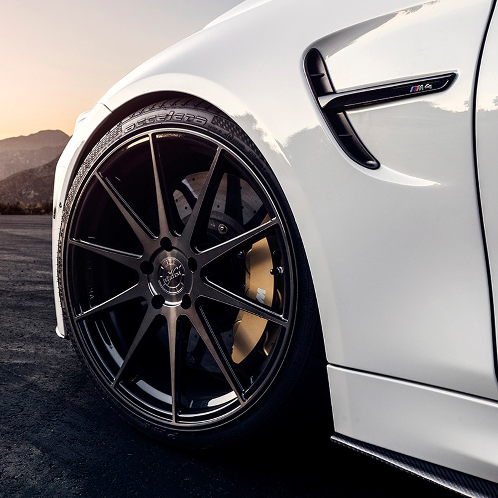 22" VERTINI RF1.3 BLACK FORGED CONCAVE WHEELS RIMS FITS MASERATI QUATTROPORTE