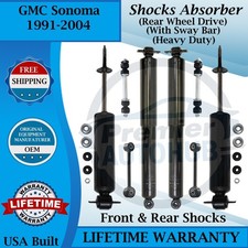 Gabriel OEM Front & Rear Shocks W/ Sway Bar For 1991-2004 GMC Sonoma 2WD HD
