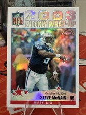 2004 Topps Chrome 151 Steve Mcnair Weekly Wrap Up Refractor 2004 Topps Chrome 151 Steve Mcnair Weekly Wrap Up Refractor