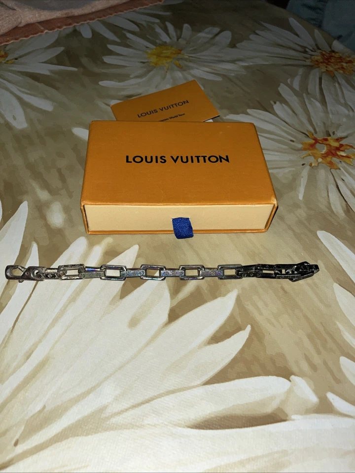 bracciale catena in titanio multicolore louis vuitton - Immagine 4 di 4