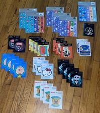 Lot Of Hallmark Vinyl Decals Stickers Peanuts Friends Hello Kitty Etc..All New