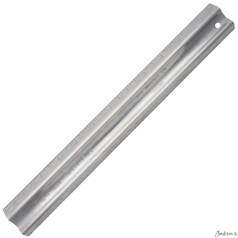Jakar Safety Ruler Stainless Steel 30cm 12in For Cutting Scoring Craft Work