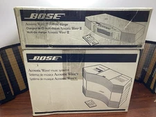 New Bose Acoustic Wave Music System II & Multi Disc 5 CD Changer All brand New