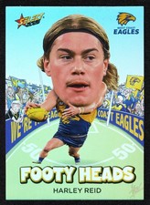 2026 AFL SELECT FOOTY STARS FOOTY HEADS CARD - [WEST COAST] - FH101 Harley REID