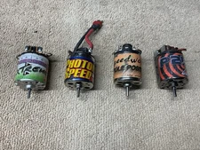 Trinity Duratrax Speedworks Vintage Brushed Motor LOT 4 Total ALL WORKING ORDER