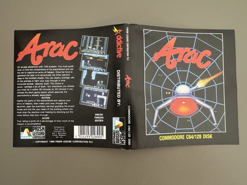 Jeu Arac Commodore CBM 64 C64 128 C128 Disk - Bild 8 von 9