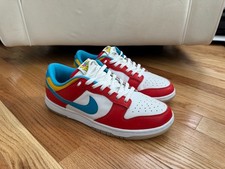 Size 9.5 - Nike Dunk Low x LeBron James x Fruity Pebbles Red