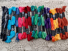 Lot of 21 Loops and Threads Variegated Craft Cord Embroidery Multicolor