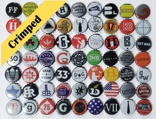 100 Beer Bottle Caps (((NO DENTS))) (((HUGE VARIETY)))
