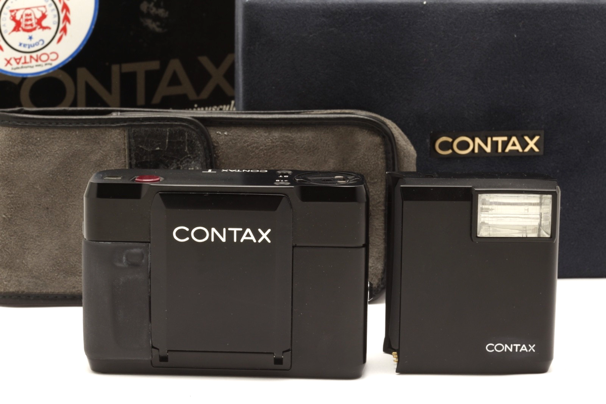 Contax T 35mm Film Rangefinder Camera with Box (AS-IS, Parts Only
