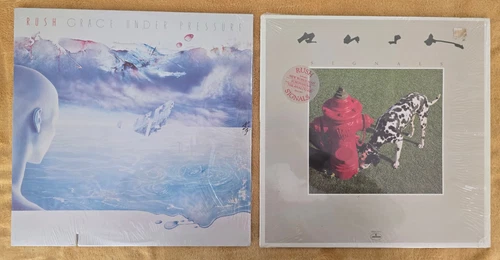 1st Press in Shrink - Rush LP Lot - Grace Under Pressure / Signals Hype