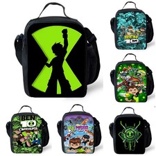 Kids Ben 10 Insulated Lunch Bag Outing School Food Picnic Bag Lunchbox Gift