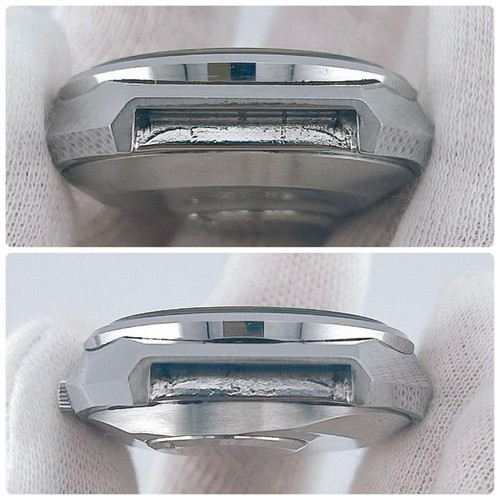 Seiko Superior 3883-7000 Vintage Jour Date Ss Argent Rond Quartz Montre Hommes - Photo 8 sur 8