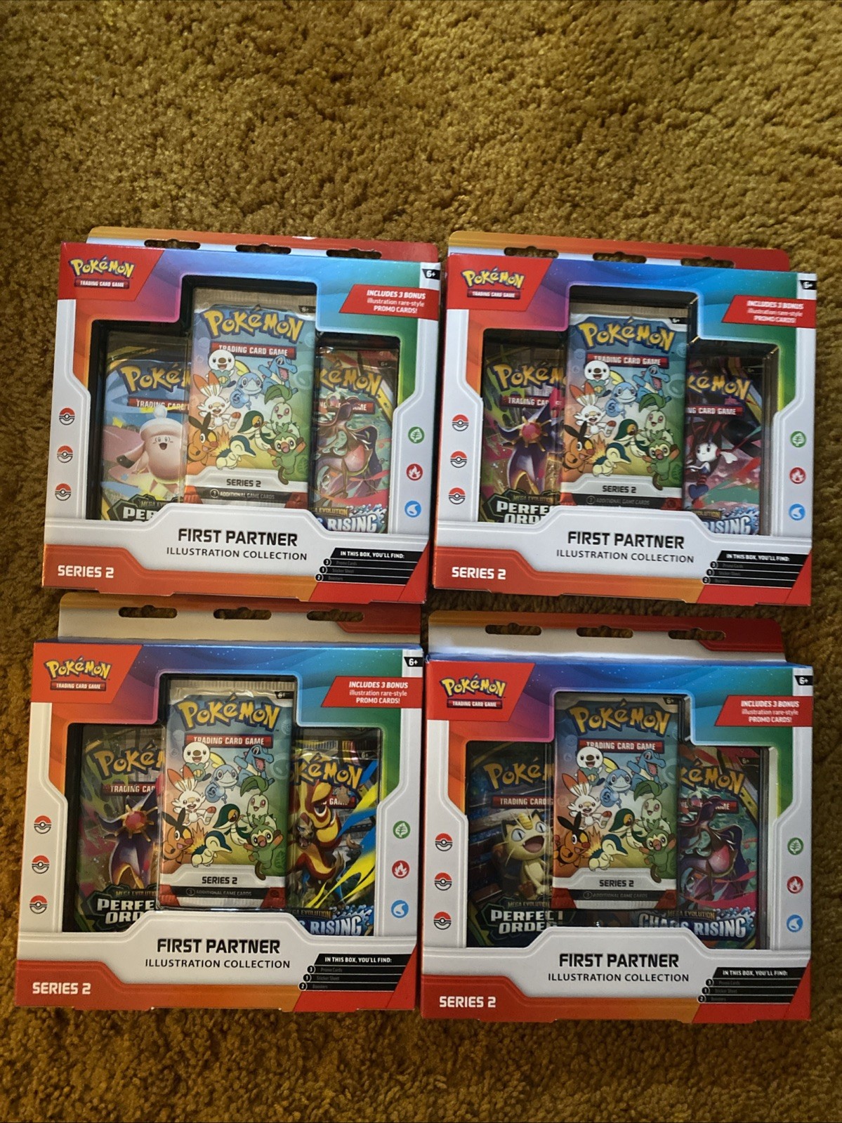 Pokemon First Partner Series 2 X4