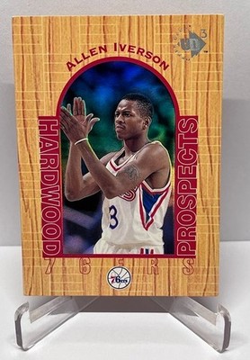 1996-97 Upper Deck UD3 Hardwood Prospects Allen Iverson Philadelphia 76ers #14