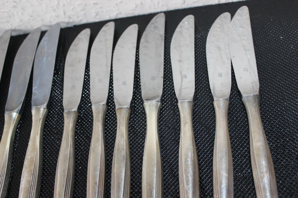 WMF Patent 90er Silber Besteck Alte Serie 22 teilig 50er 60er Jahre Vintage - Bild 2 von 4