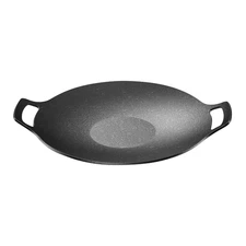 Household Frying Pan Portable Cooking Frying Pan Binaural Design Grill Frying Pa
